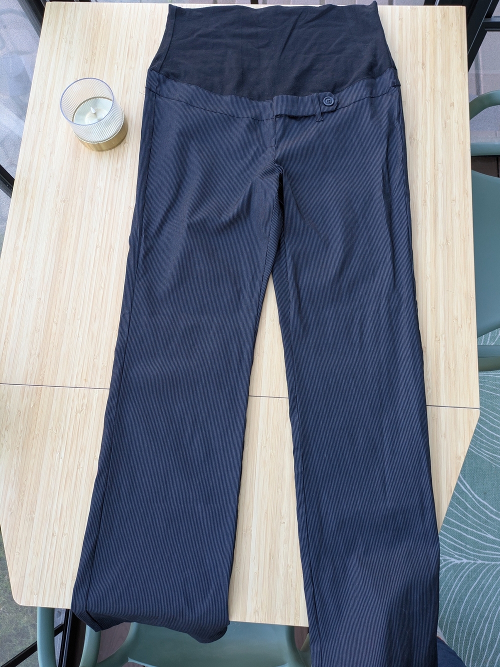 Thyme Maternity Straight-Leg Dress Pants